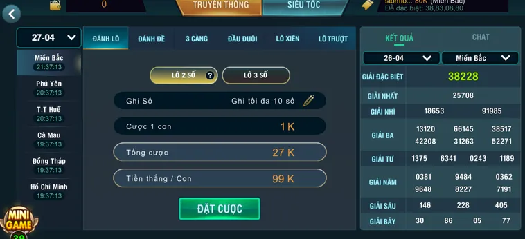 Chinh Phục Sảnh Lô Đề 1 Ăn 900 Tại B52 Club Tỷ Lệ Thắng Cực Khủng