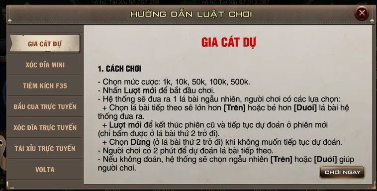 Chinh Phục Siêu Phẩm Minigame Mini Gia Cát Dự Tại B52 Club Đẳng Cấp