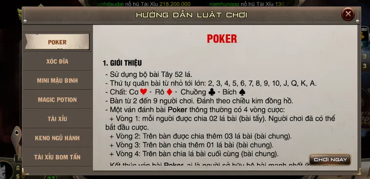 Poker Tại B52 Club Sảnh Đấu Đẳng Cấp Cho Những Cao Thủ Thích Thách Thức