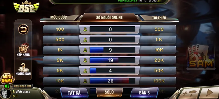 Chinh Phục Đỉnh Cao Game Bài Sâm Lốc Tại B52 Club Đầy Hứng Khởi