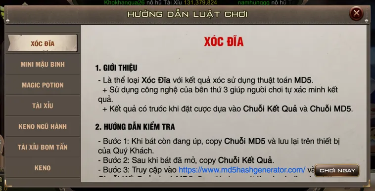 Trải Nghiệm Siêu Phẩm Casino Xóc Đĩa Tại B52 Club Với Tỷ Lệ Thắng Lớn